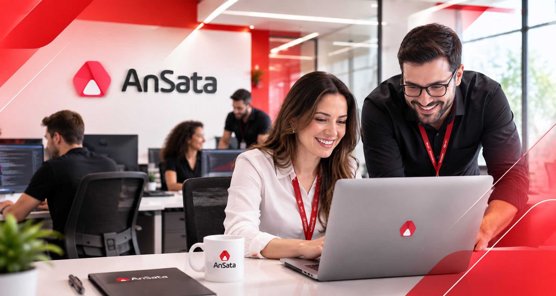 Equipe da AnSata em atendimento a cartórios
